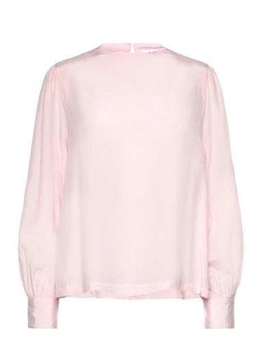 Srnikki Highneck Blouse Pink Soft Rebels