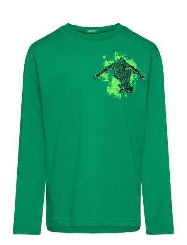 T-Shirt L/S Green United Colors Of Benetton