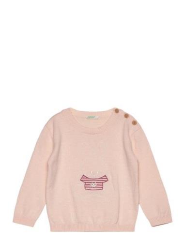 Sweater L/S Pink United Colors Of Benetton