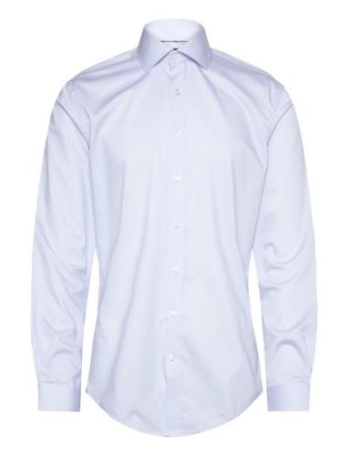 Plain Fine Shirt L/S Blue Lindbergh