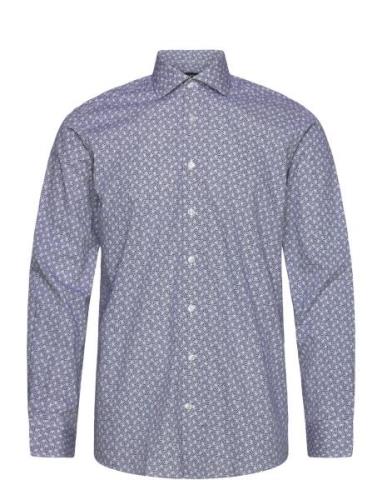 Bs Hassan Modern Fit Shirt Blue Bruun & Stengade