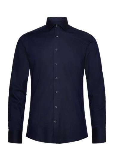 Bs Dario Slim Fit Shirt Navy Bruun & Stengade