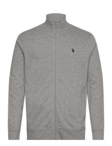 Uspa Sweat Collar/Zip Eran Men Grey U.S. Polo Assn.