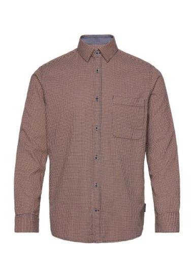 Structured Shirt Brown Tom Tailor