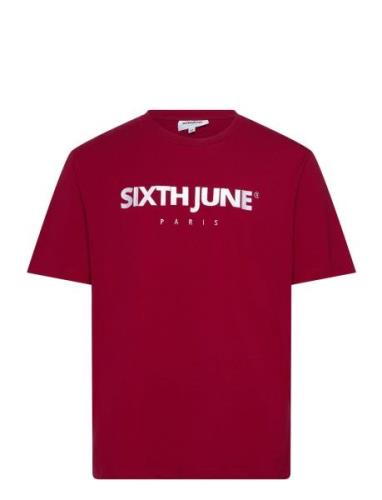 Essentiel Ss Tshirt Red SIXTH JUNE