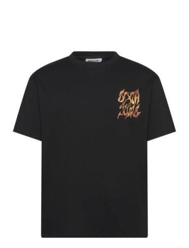 Chrome Ss Tshirt Black SIXTH JUNE