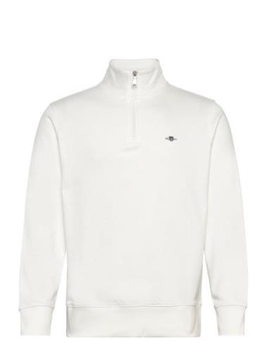 Emb Archive Shield Half Zip White GANT