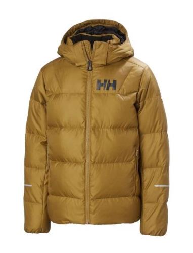 Jr Isfjord Down Jacket 2.0 Gold Helly Hansen