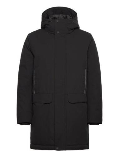 Tech Hooded Parka Black Tom Tailor