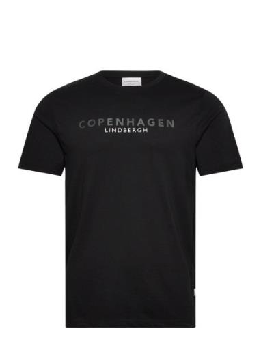 Copenhagen Print Tee S/S Black Lindbergh