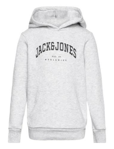 Jjecaleb Varsity Sweat Hood Noos Jnr Grey Jack & J S