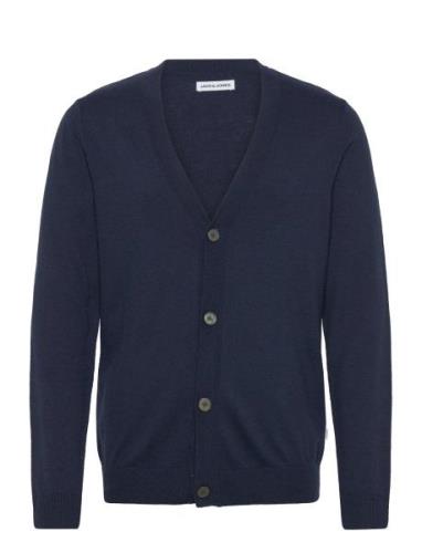 Jjeemil Knit Button Cardigan Noos Navy Jack & J S