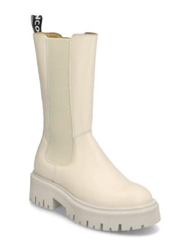 Biagarbi High Chelsea Boot Crust Cream Bianco