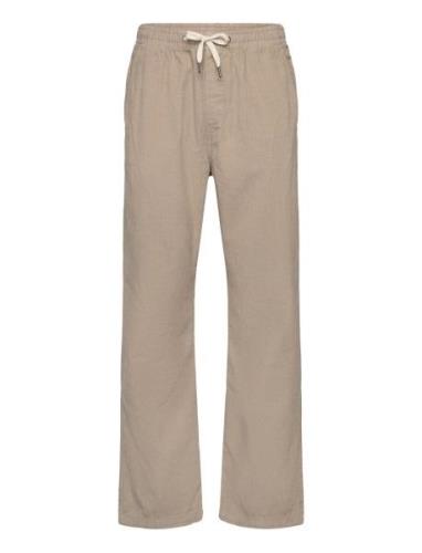 Elastic Waist Corduroy Pants Beige Lindbergh