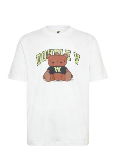 Wwasa Bear T-Shirt White Double A By Wood Wood