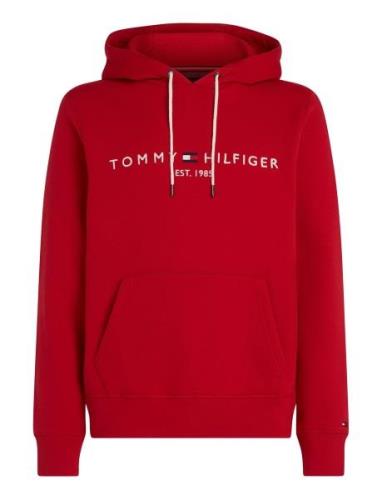 Tommy Logo Hoody Red Tommy Hilfiger