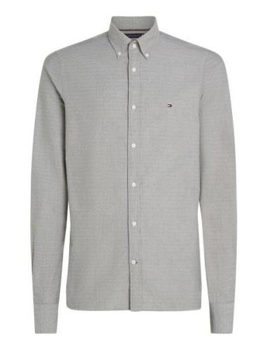 Oxford Dobby Sf Shirt Grey Tommy Hilfiger