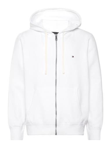 Essential Fleece Zip Through White Tommy Hilfiger