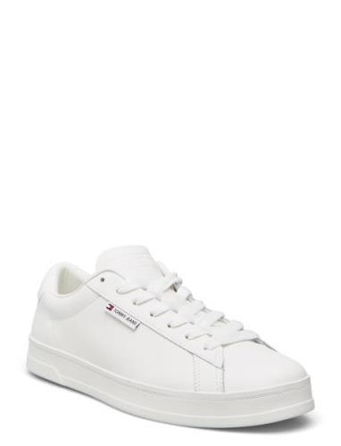 Tjm Leather Low Cupsole White Tommy Hilfiger