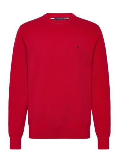 Essential Structure Crew Neck Red Tommy Hilfiger