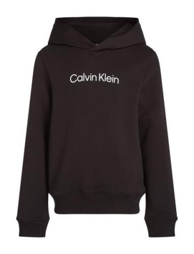 Inst. Logo Reg. Terry Hoodie Black Calvin Klein