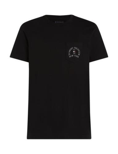 Hilfiger Arch Pocket Tee Black Tommy Hilfiger