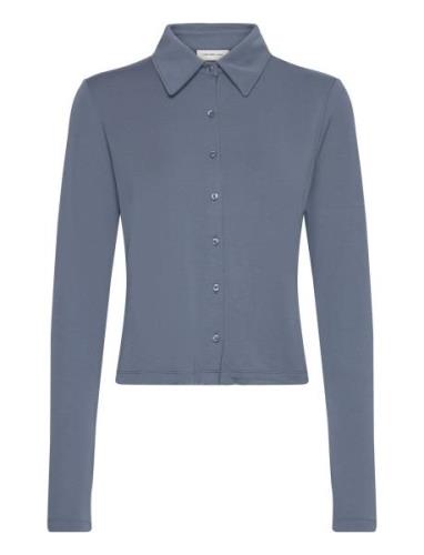 Modal Long Sleeve Shirt Blue Calvin Klein Jeans