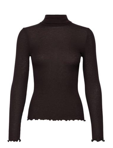 Wool Turtle Neck Brown Rosemunde