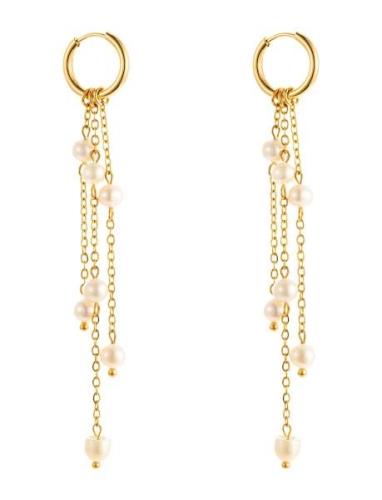 Palma Multidrop Earring Gold By Jolima