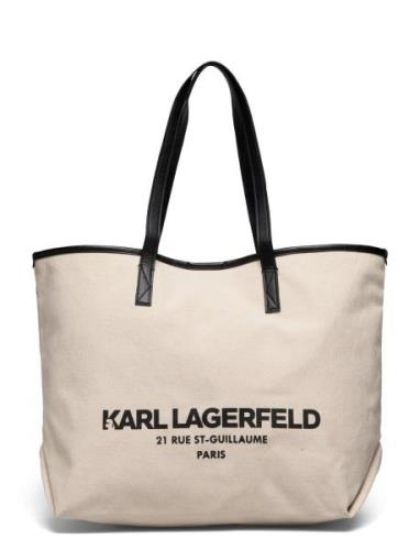 Rsg Canvas Shopper Cream Karl Lagerfeld