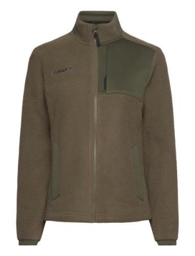 Adv Explore Pile Fleece Jacket W Green Craft