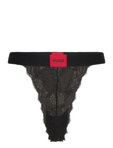 Thong Lace Black HUGO