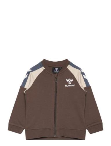 Hmlherman Zip Jacket Brown Hummel