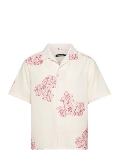 Donso Fil Coupe Floral Shirt White J. Lindeberg