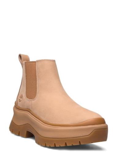 Roxie Lane Mid Chelsea Boot Light Beige Nubuck Beige Timberland