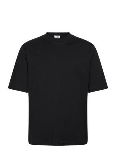 Mock Neck Cotton Tee Black Filippa K