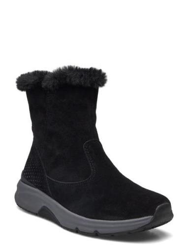 Rollingsoft Mid Boot Black Gabor