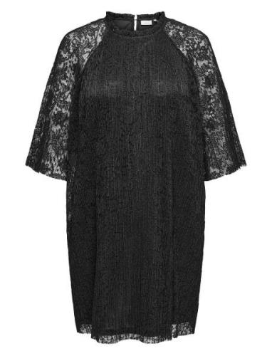 Carlosia 3/4 Lace Blk Dress Jrs Black ONLY Carmakoma