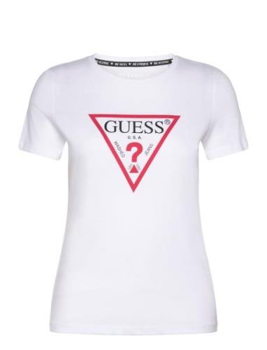 Ss Cn Original Tee White GUESS Jeans