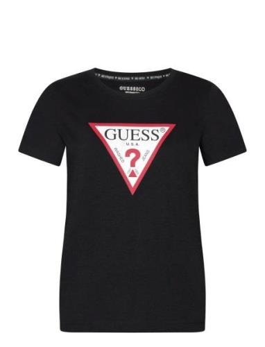 Ss Cn Original Tee Black GUESS Jeans