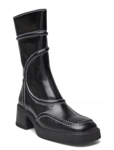 Malene Black Ankle Boots Black MIISTA