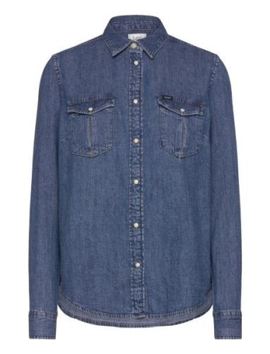 Regular Western Shirt Blue Lee Jeans