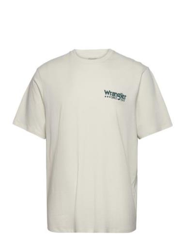 Logo Tee White Wrangler