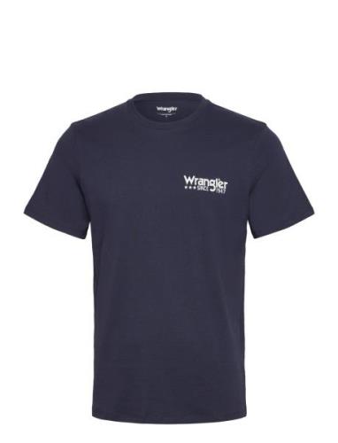 Logo Tee Navy Wrangler