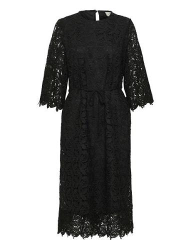 Kaemilia Lace Dress Black Kaffe