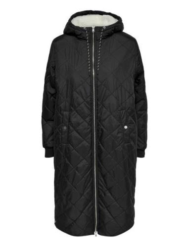 Onlnewsandy Quilt Coat Cc Otw Black ONLY