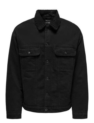 Onswilson Sherpa Blk 0971 Dnm Jacket Black ONLY & SONS