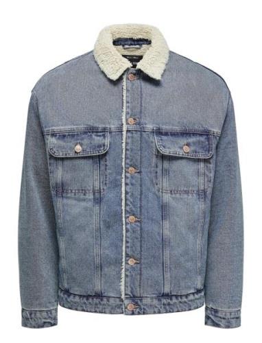 Onswilson Sherpa Dbtint 0970 Dnm Jacket Blue ONLY & SONS