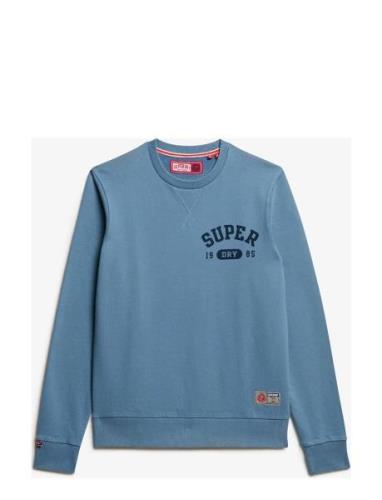 Athletic Printed Sweatshirt Blue Superdry