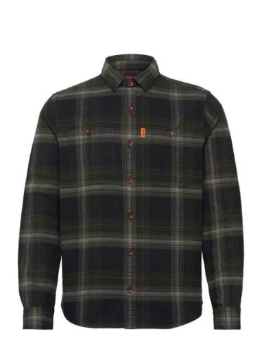 Vintage Check Overshirt Black Superdry